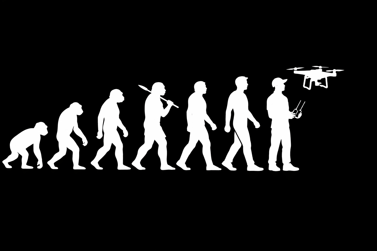 Evolucion piloto dron